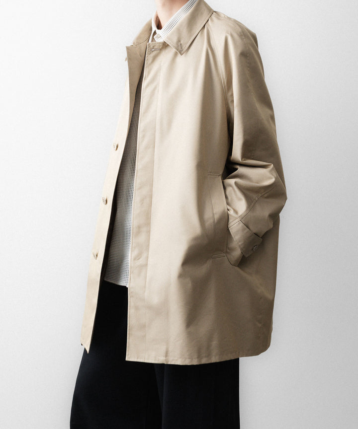 REVERBERATE リバーバレイトのTRENCH COAT SHORT-PLのBEIGE 公式通販サイトsession福岡セレクトショップ