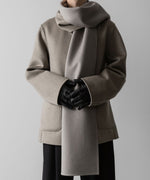 画像をギャラリービューアに読み込む, ssstein(シュタイン)のWOOL CASHMERE BEAVER REVERSIBLE STOLE JACKET - TAUPE GREYの公式通販サイトsession福岡セレクトショップ
