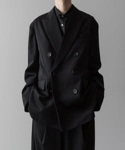 ssstein(シュタイン)の24AWコレクション OVERSIZED DOUBLE BREASTED JACKET - BLACK 公式通販サイトsession福岡セレクトショップ