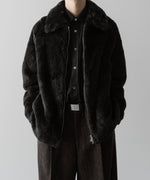 画像をギャラリービューアに読み込む, ssstein(シュタイン)の24AWコレクション ACRYLIC FUR JACKET - GREY KHAKI 公式通販サイトsession福岡セレクトショップ
