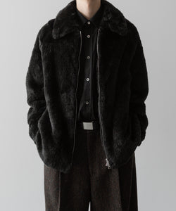 ssstein(シュタイン)の24AWコレクション ACRYLIC FUR JACKET - GREY KHAKI 公式通販サイトsession福岡セレクトショップ