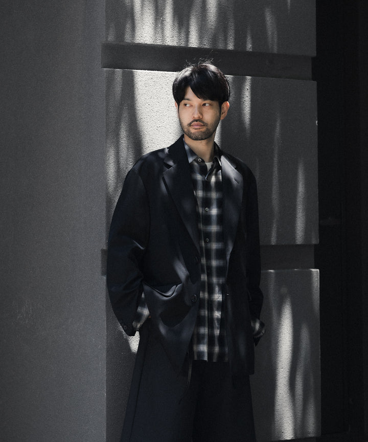 ssstein(シュタイン)のOVERSIZED SINGLE BREASTED LONG JACKET - BLACKの公式通販サイトsession福岡セレクトショップ
