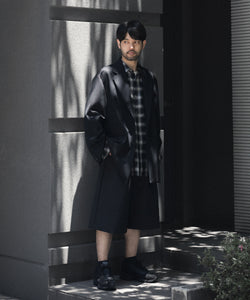 ssstein / シュタイン】DOUBLE WEAVE COTTON SHORTS - BLACK | 公式
