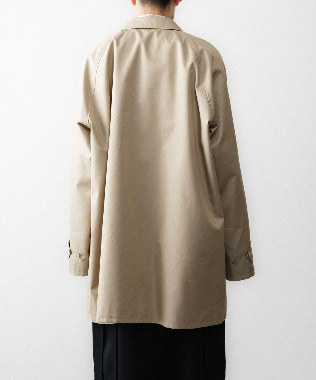 REVERBERATE リバーバレイトのTRENCH COAT SHORT-PLのBEIGE 公式通販サイトsession福岡セレクトショップ