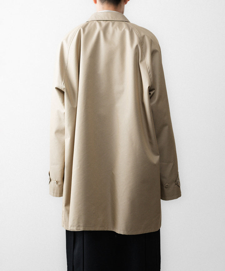 REVERBERATE リバーバレイトのTRENCH COAT SHORT-PLのBEIGE 公式通販サイトsession福岡セレクトショップ