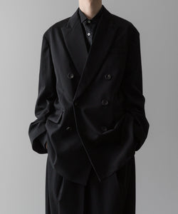 ssstein(シュタイン)の24AWコレクション OVERSIZED DOUBLE BREASTED JACKET - BLACK 公式通販サイトsession福岡セレクトショップ