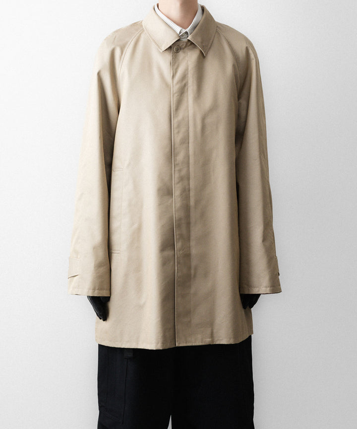 REVERBERATE リバーバレイトのTRENCH COAT SHORT-PLのBEIGE 公式通販サイトsession福岡セレクトショップ