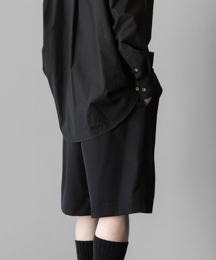 ssstein stein(シュタイン)の24SSコレクションWIDE EASY SHORT TROUSERSのBLACK 公式通販サイトsession福岡セレクトショップ