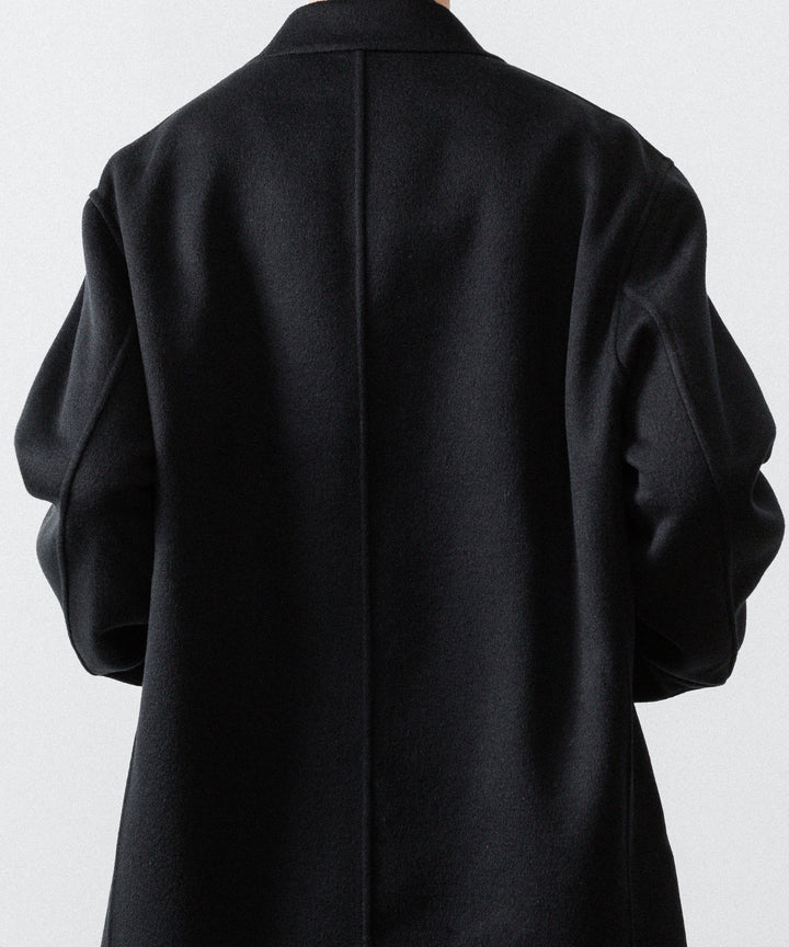 ssstein(シュタイン)のWOOL/CASHMERE REVERSIBLE PEAK LAPEL JACKET - BLACK × BLACKの公式通販サイトsession福岡セレクトショップ