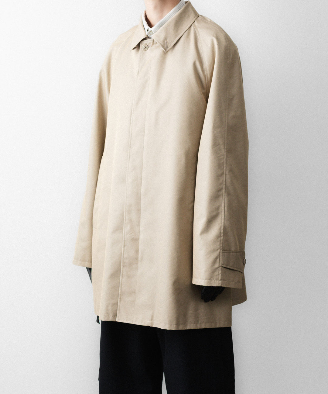 REVERBERATE リバーバレイトのTRENCH COAT SHORT-PLのBEIGE 公式通販サイトsession福岡セレクトショップ