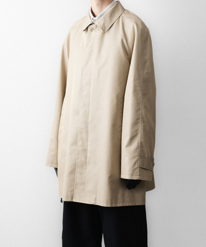 REVERBERATE リバーバレイトのTRENCH COAT SHORT-PLのBEIGE 公式通販サイトsession福岡セレクトショップ