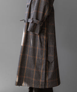 stein(シュタイン)の23AWコレクションOVERSIZED TRENCH COATのGLEN CHECK sessionセッション福岡セレクトショップ 公式通販サイト