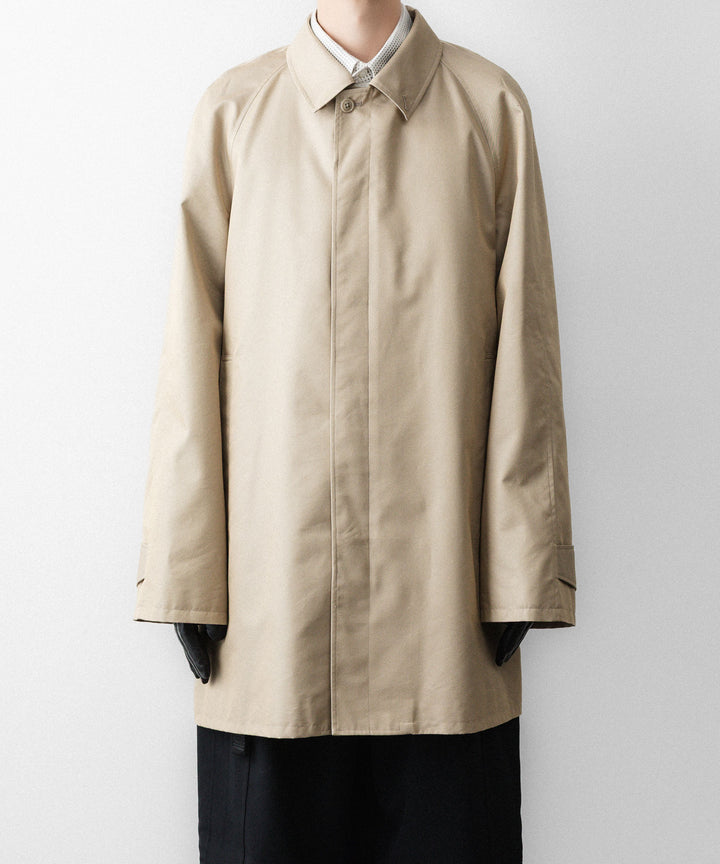 REVERBERATE リバーバレイトのTRENCH COAT SHORT-PLのBEIGE 公式通販サイトsession福岡セレクトショップ