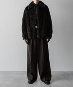 画像をギャラリービューアに読み込む, ssstein(シュタイン)の24AWコレクション EXTRA WIDE TROUSERS (HARRIS TWEED) - DARK BROWN 公式通販サイトsession福岡セレクトショップ
