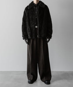 ssstein(シュタイン)の24AWコレクション EXTRA WIDE TROUSERS (HARRIS TWEED) - DARK BROWN 公式通販サイトsession福岡セレクトショップ