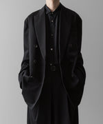 画像をギャラリービューアに読み込む, ssstein(シュタイン)の24AWコレクション OVERSIZED DOUBLE BREASTED JACKET - BLACK 公式通販サイトsession福岡セレクトショップ
