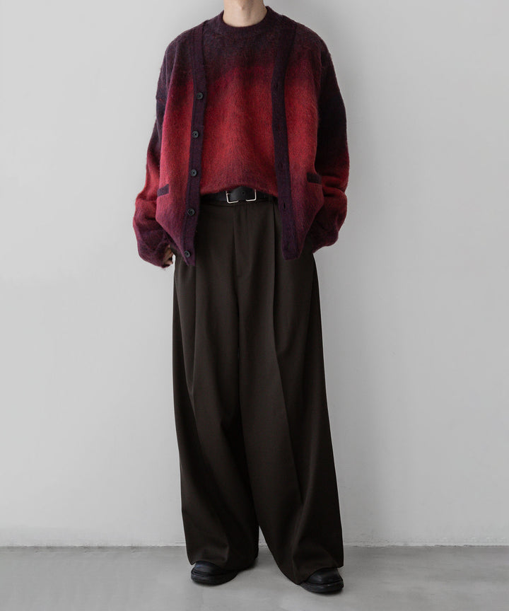 stein(シュタイン)の23AWコレクションOVERSIZED GRADATION MOHAIR LSのRED