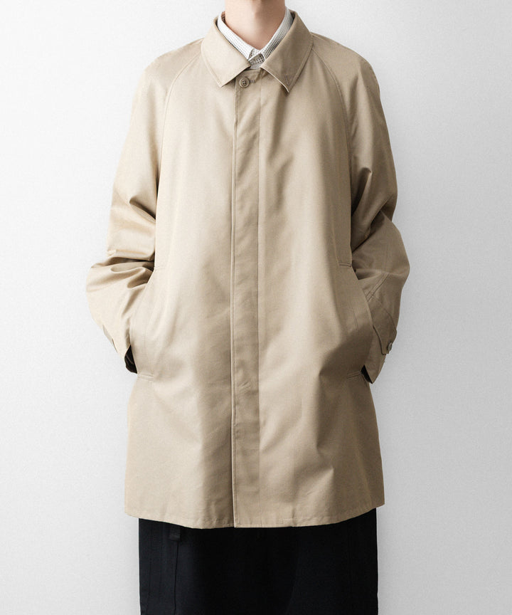 REVERBERATE リバーバレイトのTRENCH COAT SHORT-PLのBEIGE 公式通販サイトsession福岡セレクトショップ