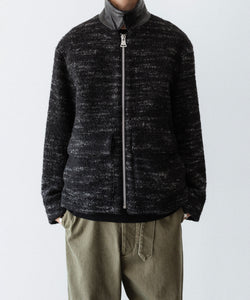 INTÉRIM/インテリム】DOUBLE FACE HAIRY BABY LAMA WOOL SPORTS JACKET