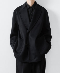 ssstein / シュタイン】WOOL/CASHMERE REVERSIBLE PEAK LAPEL JACKET