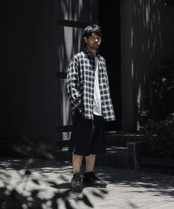 ssstein / シュタイン】DOUBLE WEAVE COTTON SHORTS - BLACK | 公式