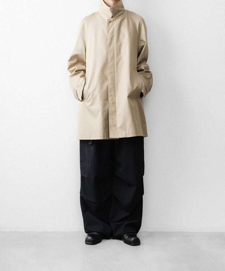 REVERBERATE リバーバレイトのTRENCH COAT SHORT-PLのBEIGE 公式通販サイトsession福岡セレクトショップ