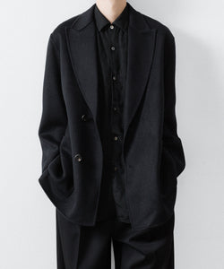 ssstein / シュタイン】WOOL/CASHMERE REVERSIBLE PEAK LAPEL