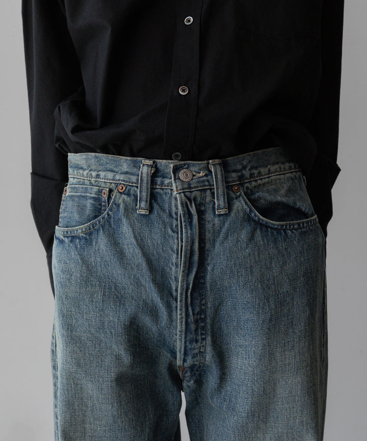 INTÉRIM - インテリムのVINTAGE WASHED "1937XX" SHUTTLE DENIM TROUSERSのSHABBYの公式通販サイトsession福岡セレクトショップ