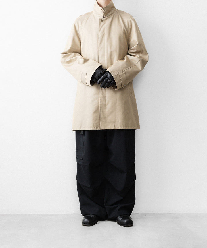REVERBERATE リバーバレイトのTRENCH COAT SHORT-PLのBEIGE 公式通販サイトsession福岡セレクトショップ