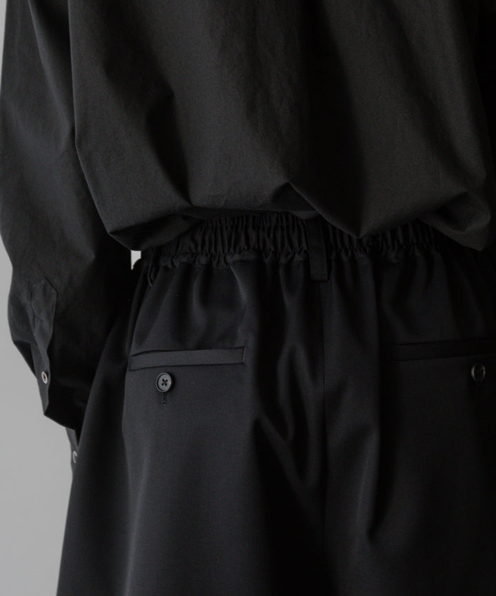 ssstein stein(シュタイン)の24SSコレクションWIDE EASY SHORT TROUSERSのBLACK 公式通販サイトsession福岡セレクトショップ