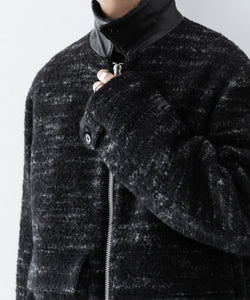 INTÉRIM/インテリム】DOUBLE FACE HAIRY BABY LAMA WOOL SPORTS JACKET
