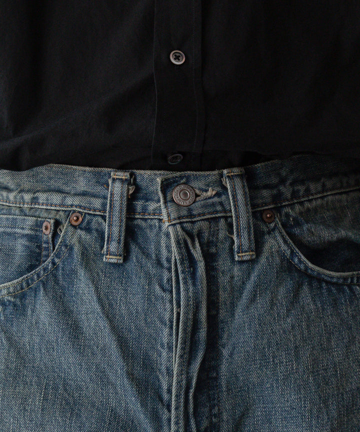INTÉRIM - インテリムのVINTAGE WASHED "1937XX" SHUTTLE DENIM TROUSERSのSHABBYの公式通販サイトsession福岡セレクトショップ