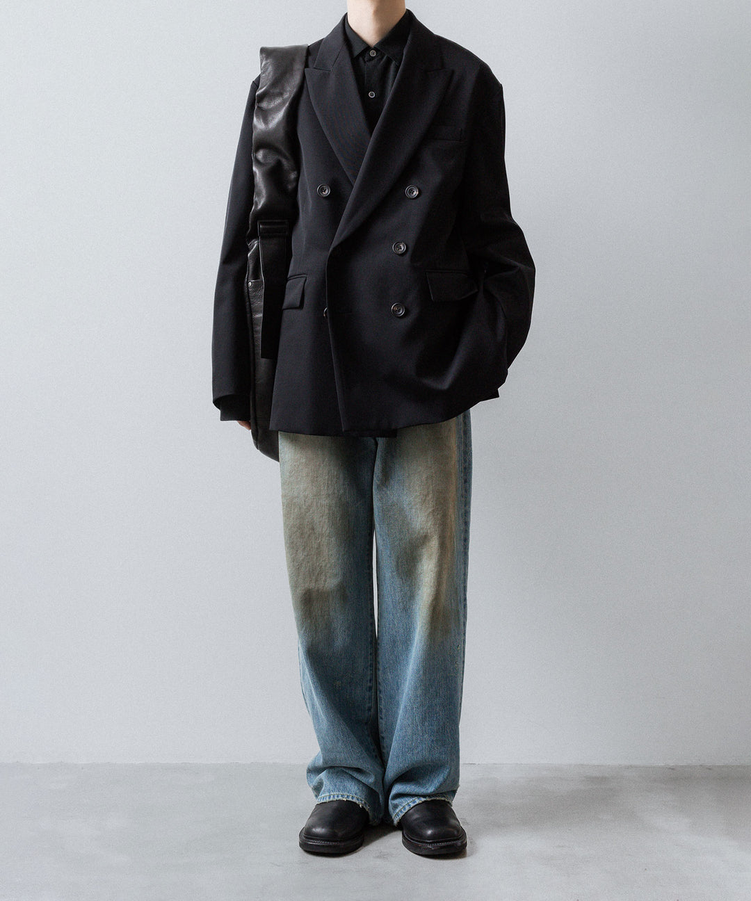ssstein(シュタイン)のOVERSIZED DOUBLE BREASTED JACKET - BLACKの公式通販サイトsession福岡セレクトショップ