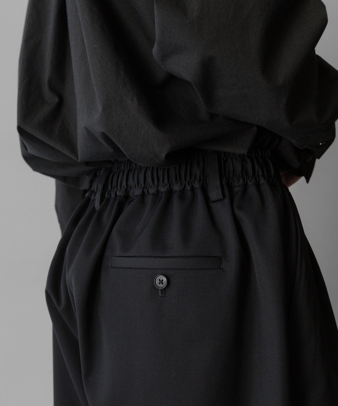 ssstein stein(シュタイン)の24SSコレクションWIDE EASY SHORT TROUSERSのBLACK 公式通販サイトsession福岡セレクトショップ