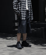 画像をギャラリービューアに読み込む, ssstein(シュタイン)のDOUBLE WEAVE COTTON SHORTS - BLACKの公式通販サイトsession福岡セレクトショップ
