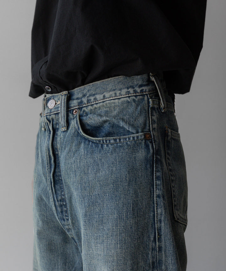 INTÉRIM - インテリムのVINTAGE WASHED "1937XX" SHUTTLE DENIM TROUSERSのSHABBYの公式通販サイトsession福岡セレクトショップ