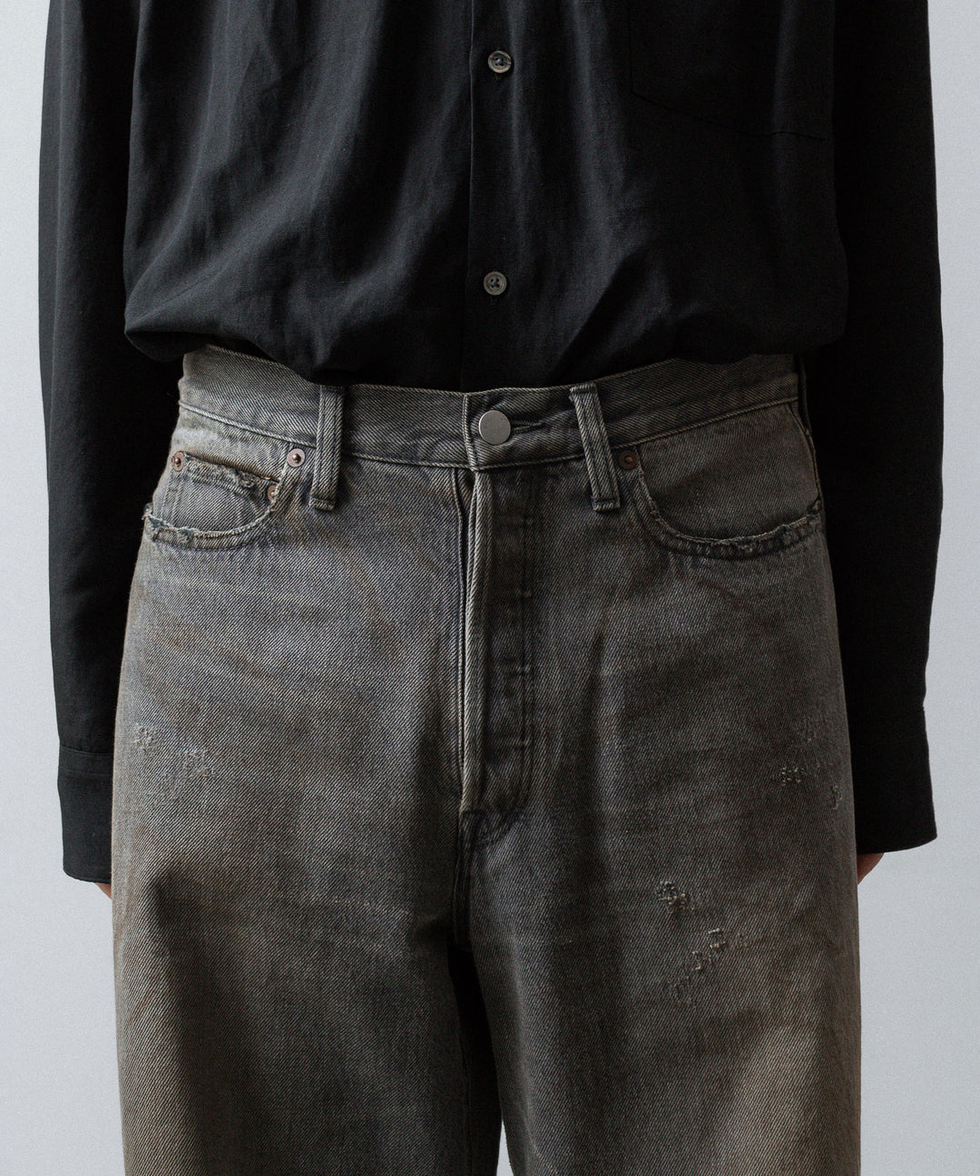 ssstein(シュタイン)のLOOSE DENIM JEANS - GREYの公式通販サイトsession福岡セレクトショップ
