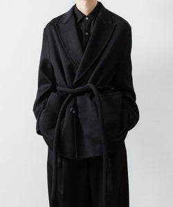 ssstein / シュタイン】WOOL/CASHMERE REVERSIBLE PEAK LAPEL JACKET