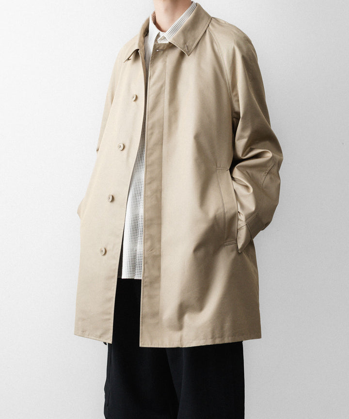 REVERBERATE リバーバレイトのTRENCH COAT SHORT-PLのBEIGE 公式通販サイトsession福岡セレクトショップ