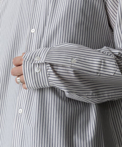 KANEMASA PHIL. カネマサフィルの46G MODEST STRIPE SHIRT - WHITE NAVYの公式通販サイトsession福岡セレクトショップ