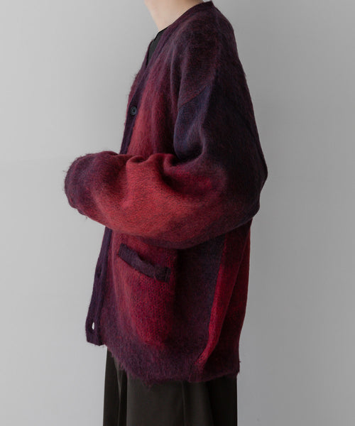 stein / シュタイン】GRADATION MOHAIR CARDIGAN - RED | 公式通販