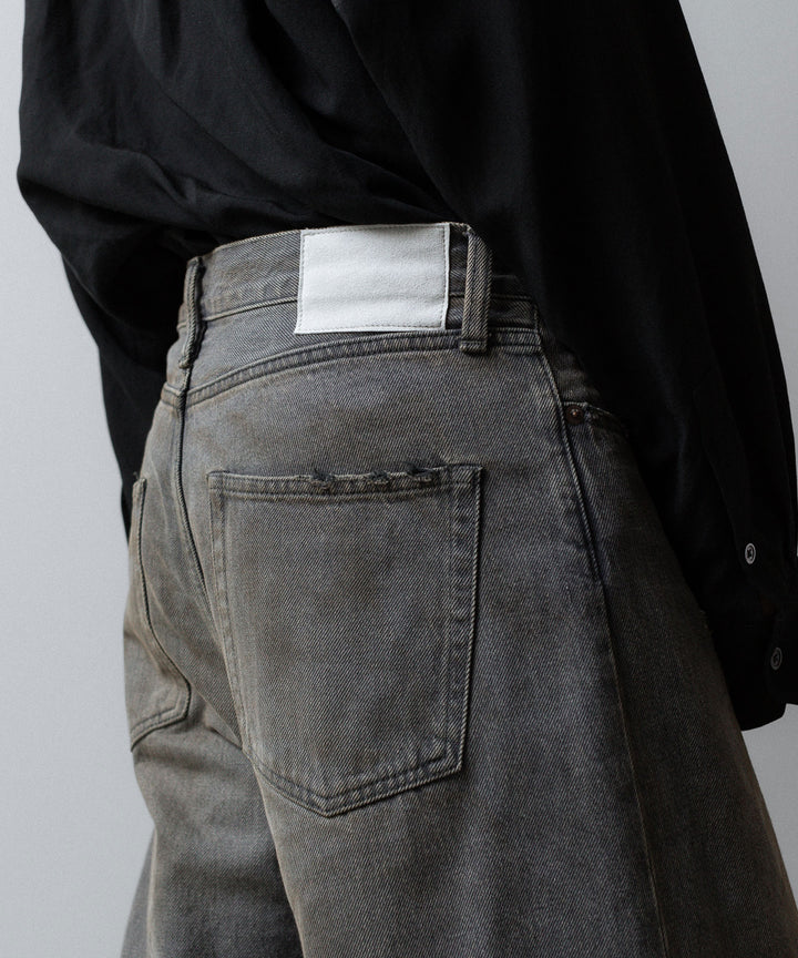 ssstein(シュタイン)のLOOSE DENIM JEANS - GREYの公式通販サイトsession福岡セレクトショップ