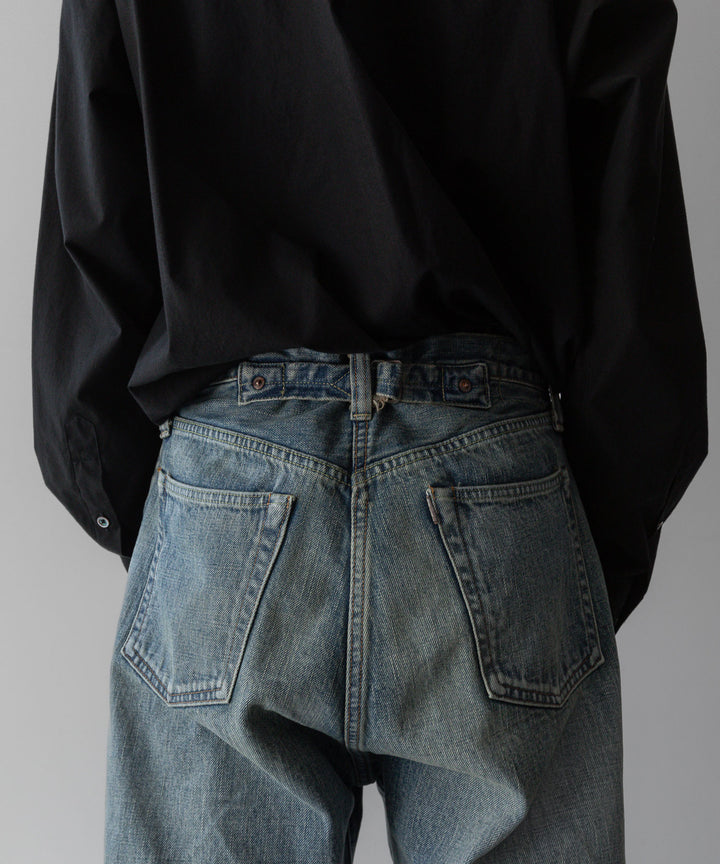 INTÉRIM - インテリムのVINTAGE WASHED "1937XX" SHUTTLE DENIM TROUSERSのSHABBYの公式通販サイトsession福岡セレクトショップ