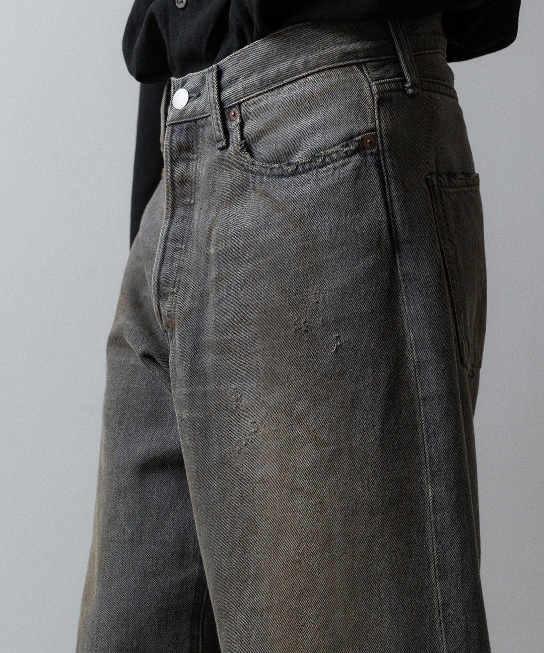 ssstein(シュタイン)のLOOSE DENIM JEANS - GREYの公式通販サイトsession福岡セレクトショップ