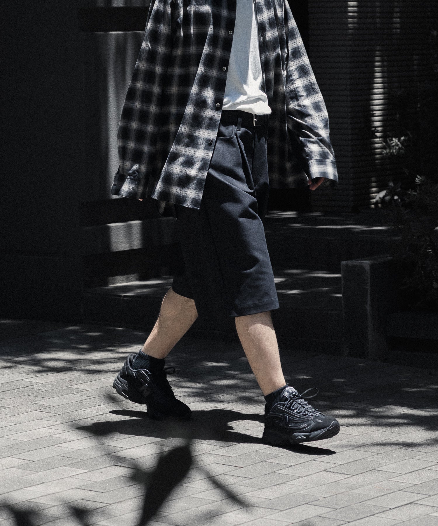 新品　正規品　ズンバ　 S バレンタイン　パンツ ssstein / シュタイン】DOUBLE WEAVE COTTON SHORTS - BLACK | 公式