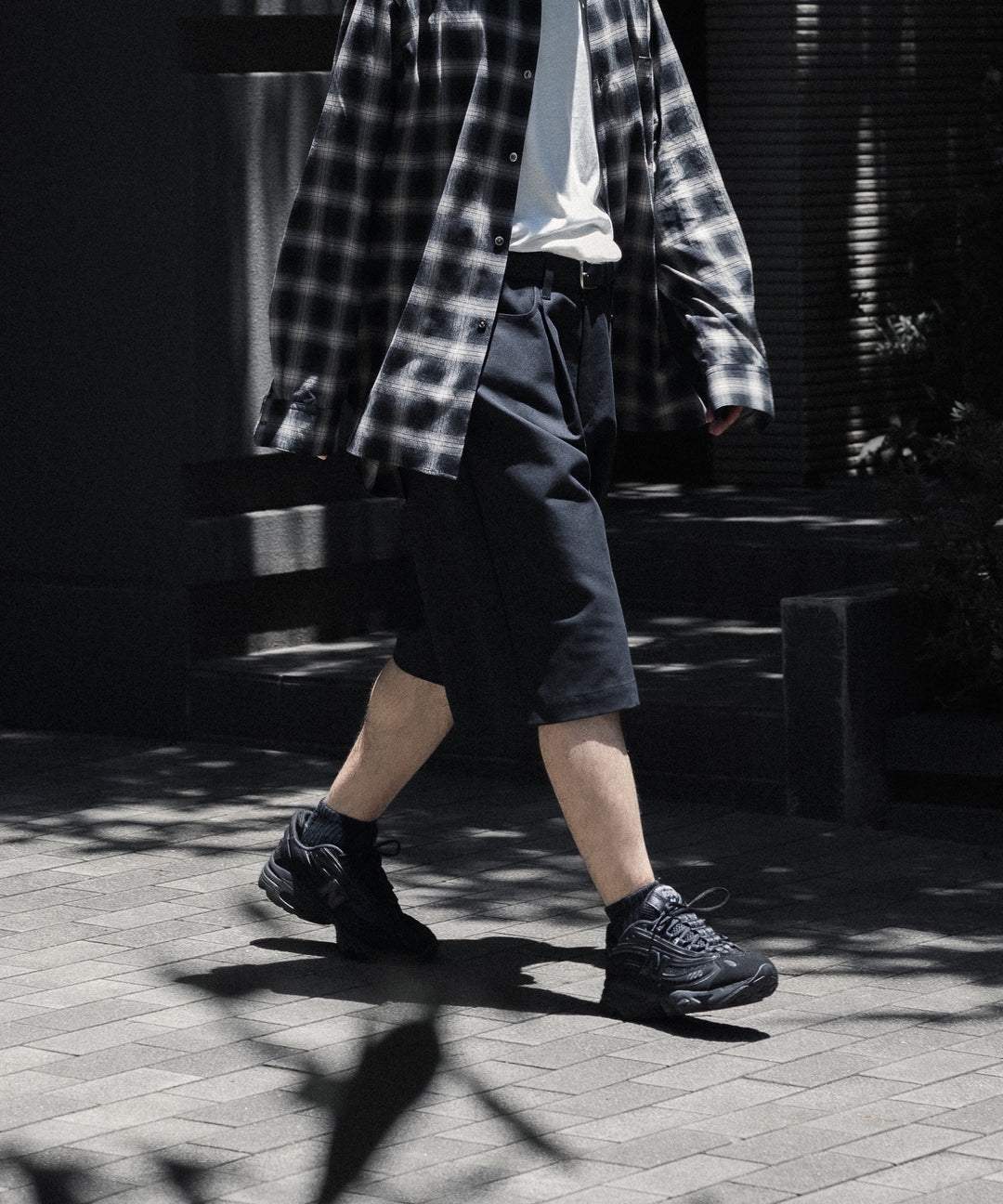 ssstein(シュタイン)のDOUBLE WEAVE COTTON SHORTS - BLACKの公式通販サイトsession福岡セレクトショップ