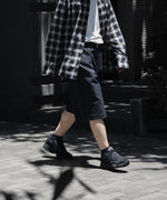 画像をギャラリービューアに読み込む, ssstein(シュタイン)のDOUBLE WEAVE COTTON SHORTS - BLACKの公式通販サイトsession福岡セレクトショップ
