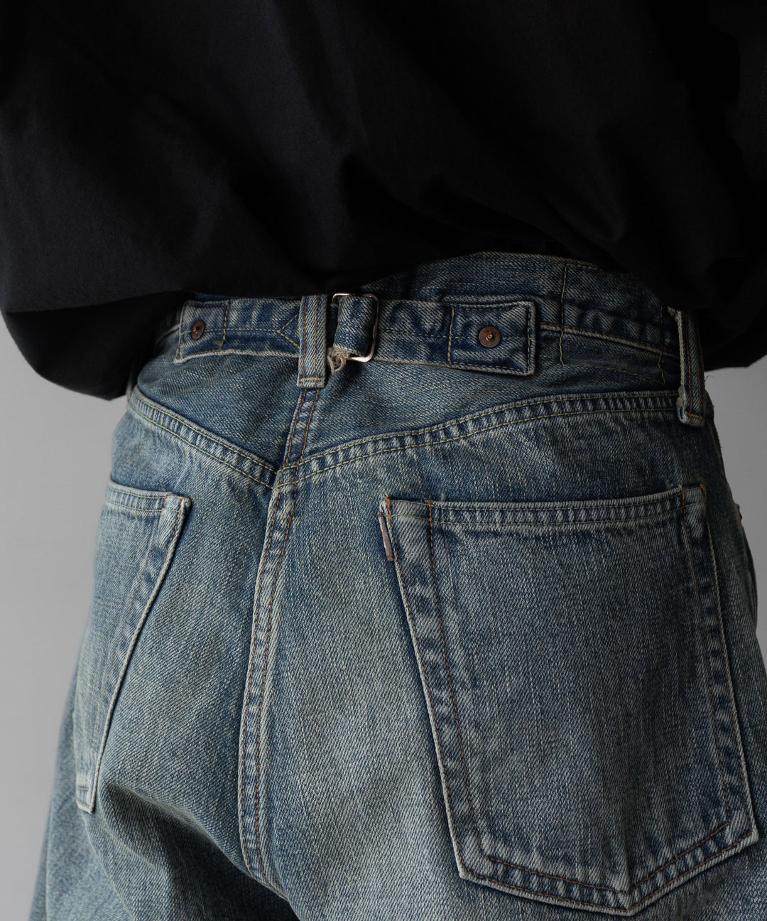 INTÉRIM - インテリムのVINTAGE WASHED "1937XX" SHUTTLE DENIM TROUSERSのSHABBYの公式通販サイトsession福岡セレクトショップ
