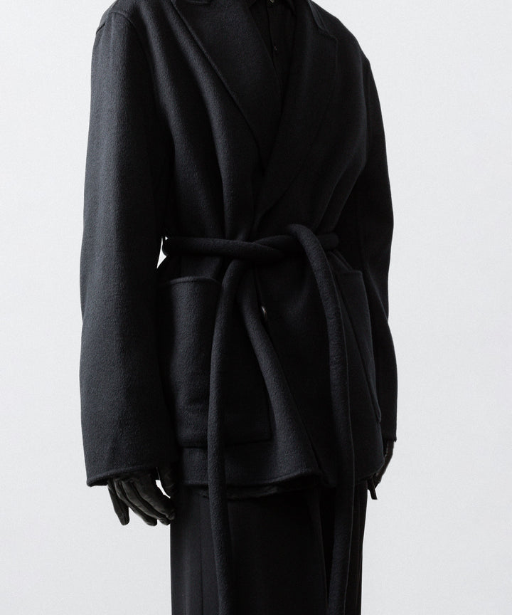 ssstein(シュタイン)のWOOL/CASHMERE REVERSIBLE PEAK LAPEL JACKET - BLACK × BLACKの公式通販サイトsession福岡セレクトショップ
