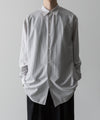 【KANEMASA PHIL.】46G MODEST STRIPE SHIRT - WHITE NAVY